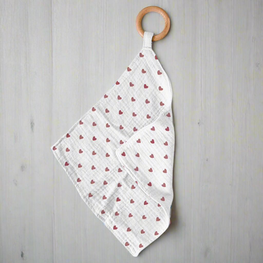 Two Hearts Newcastle Teether